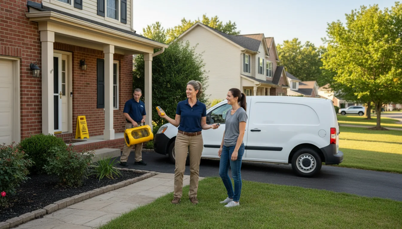 Water restoration image for Dehumidification And Cleanup Services in Washington, NJ